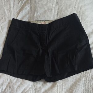 J Crew Black Chino Shorts Size 8